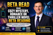 beta read cozy mystery, beta read romance or thriller novel beta reading