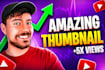 mrbeast style youtube thumbnail design
