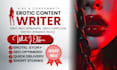write captivating characters for erotic, romance novel nsfw fanfic, ghostwriter