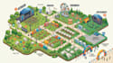design festival map, event map, wedding map, venue map and guest guide map