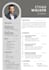 design a professional modern CV and resume layout