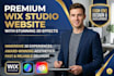 build a professional wix studio website with stunning 3d effects