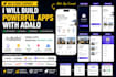 build no code app using bubble io adalo softr io flutterflow