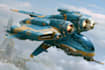 design a sci fi spaceship art
