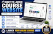 build a ready to launch teachable thinkific course website