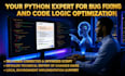 fix bugs and professionally optimize ai generated python code