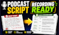 format and structure your podcast episode script for recording