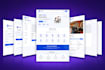 build a modern responsive HTML CSS javascript website