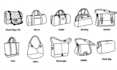 design bag tech pack, backpack, handbag, tote bag and duffle bag tech