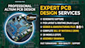 provide altium pcb design, schematic capture, bom, and manufacturing files