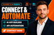 connect claude base44 integration claude ai base44 app builder API automation