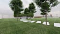 redesign 3d frontyard landscape,site plan, backyard pool,patio, hardscape render