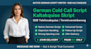 write  pro german cold call script for b2b kaltakquise telefonakquise
