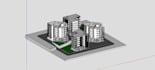 create a 3d residential building model