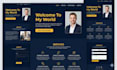 design wix carrd website design card landing page wix studio website design