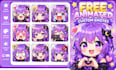 draw custom twitch emotes, chibi emotes, animated emotes, vtuber emotes streamer