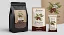 custom coffee packaging, bag, label and pouch design