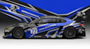 create professional racing car wrap design
