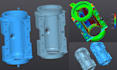 convert raw mesh to solid cad model stl to solidworks step iges file conversion