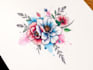 create a watercolor tattoo design