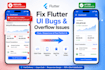 fix flutter UI bugs, responsive issues, overflow problems