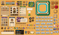 design pixel art UI, game hud, pixel bars, frames, icons, gui and game interface