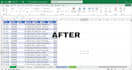 clean, format, merge and split excel data