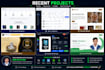 develop a responsive full stack web application