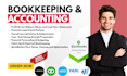 do bookkeeping and bank reconciliation using quickbooks, xero, zoho book