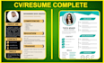 make impressive professional resume design and cv design
