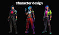 do stylized 3d character 3d game character 3d cartoon character design 3d model