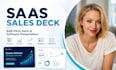 design saas sales deck, b2b pitch deck, software presentation