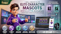 create character mascot rive, lottie animations web and app