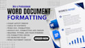 format, edit, and design your microsoft word or google docs, fix template, toc