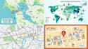 create infographic maps, trail maps, park maps and professional vector maps