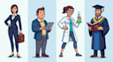 design a professional cartoon character