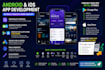 develop android and ios apps with a free project proposal, fast and cheap