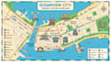 design a professional theme park map, attraction map, tourist destination map