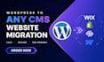move transfer backup copy clone migrated wordpress to any cms website ai website