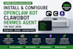 install openclaw bot, clawdbot, hermes agent on mac mini, claude code, obsidian