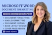 microsoft word document formatting kindle formatting ms word document editing