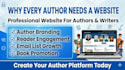design author website, book website, writer website in wordpress