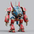 do anime style mecha robot illustrations