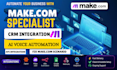 make social media posting,make com automation, make expert,fix make com scenario