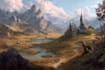 fantasy concept landscape illustrations