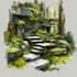 do a fantasy landscape design