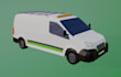 make a 3d low poly vehicle model