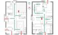 design fire emergency evacuation plan, escape plan, exit map diagram