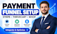 integrate stripe thrivecart systeme io whop payment, course sales funnel systems