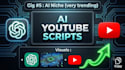 write an engaging youtube video script using ai